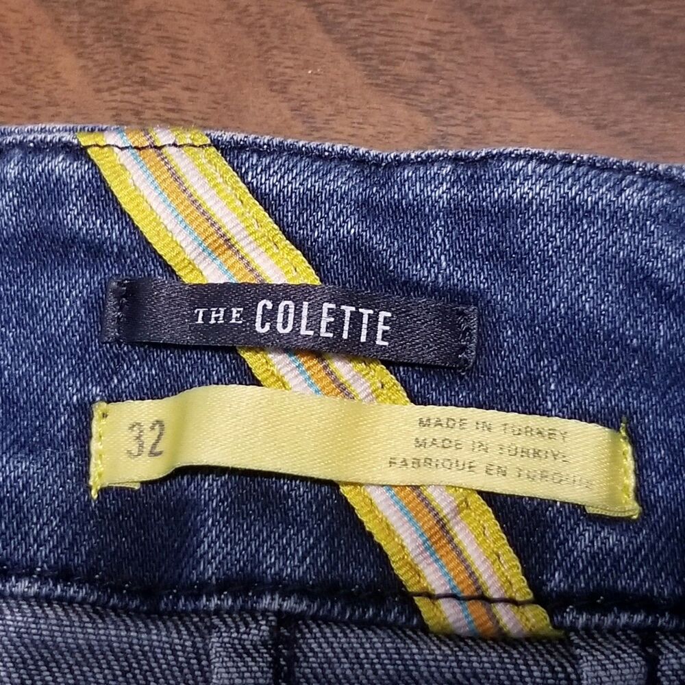 Maeve Colette Jeans Women's Size 32 Wide Leg Patch Pocket Stretch Denim (33x24) - Picture 5 of 6